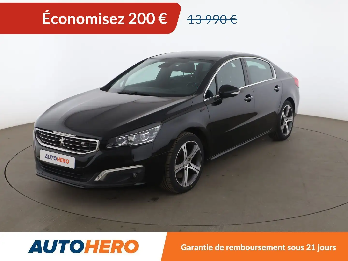 Peugeot 508 2.0 Blue-HDi GT EAT6 Negru - 1