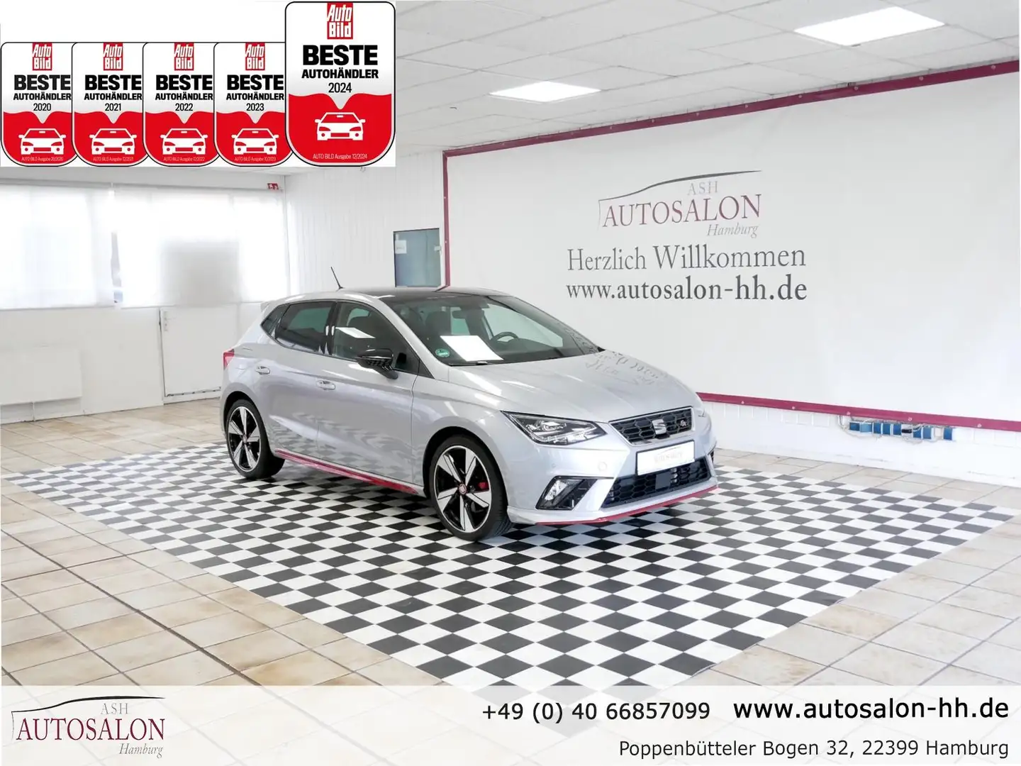 SEAT Ibiza FR*1Vorb*Sea.Servicegepf*Pano*VirtuelC.*LED* Silber - 1