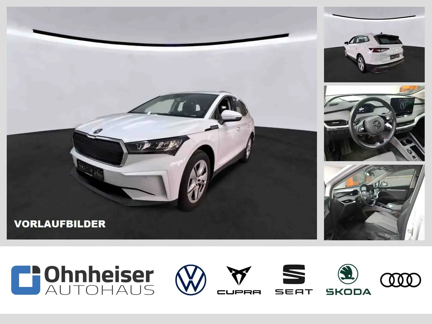 Skoda Enyaq iV 80 Loft Wärmepumpe*ACC*RFK*SHZ*NAVI Weiß - 1
