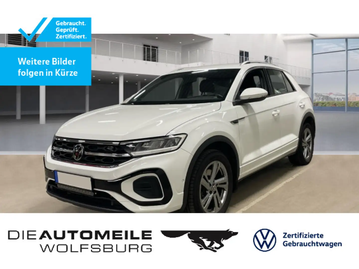 Volkswagen T-Roc 2.0TDI 4M DSG R-Line ACC/SITZHZ/LED/KLIMA Weiß - 1