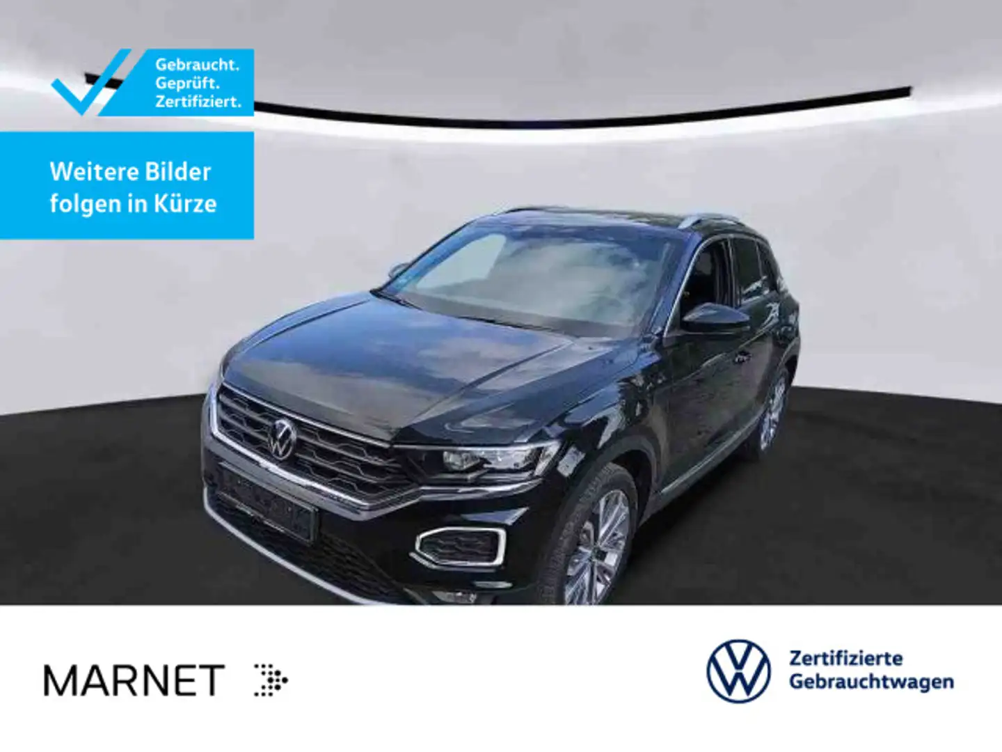 Volkswagen T-Roc 1.5 TSI DSG Sport Navi*AHK*El.Heckkl.*Kame Schwarz - 1