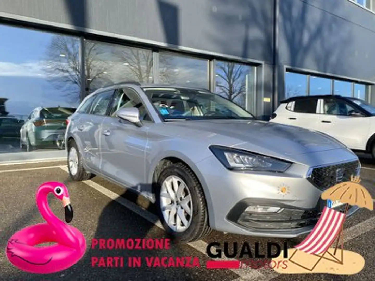 SEAT Leon Sportstourer 2.0 TDI Style Argento - 1