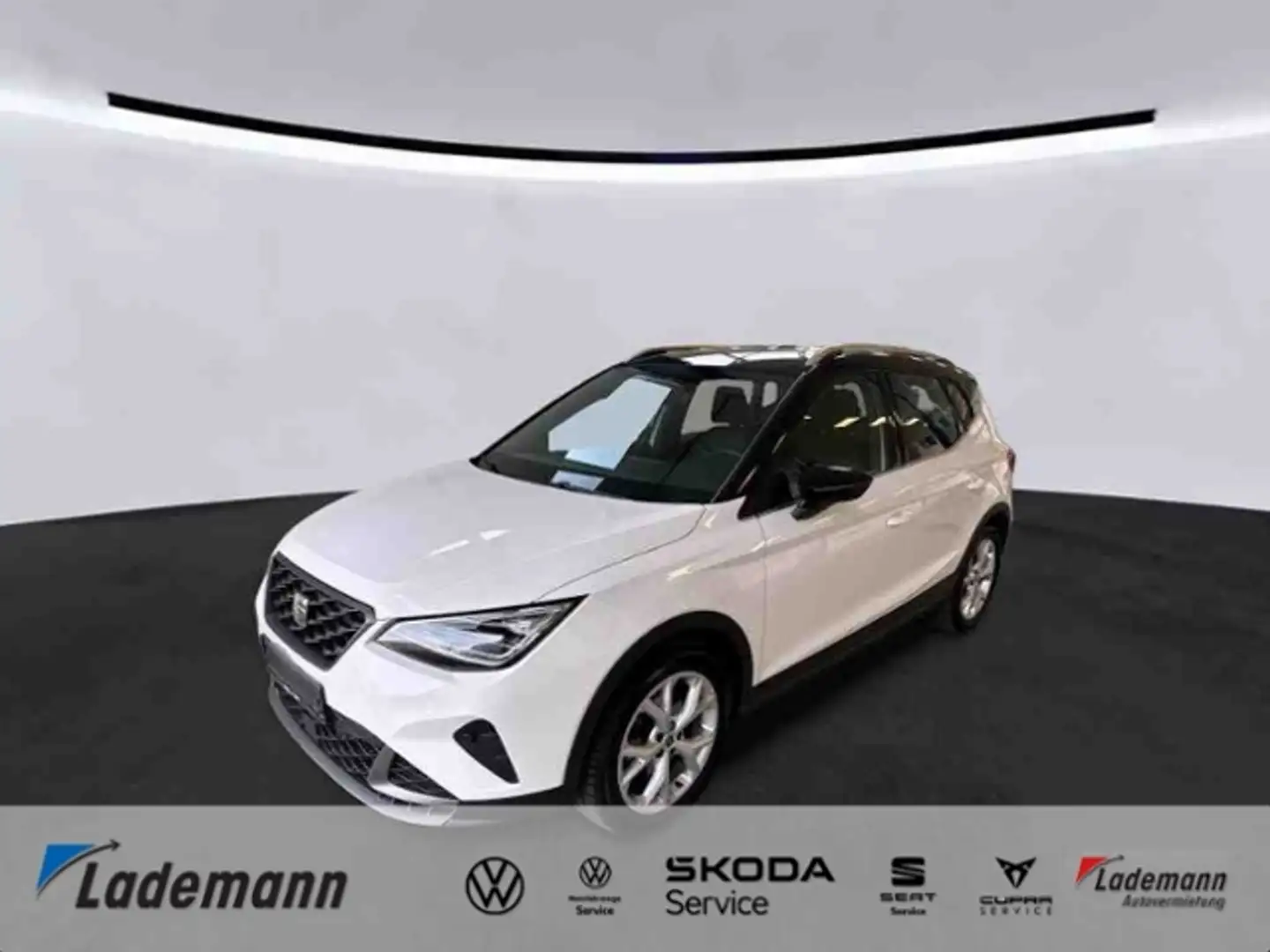 SEAT Arona 1.5 TSI DSG FR LED+NAVI.+KAMERA+ACC+SIHZG+ Weiß - 1