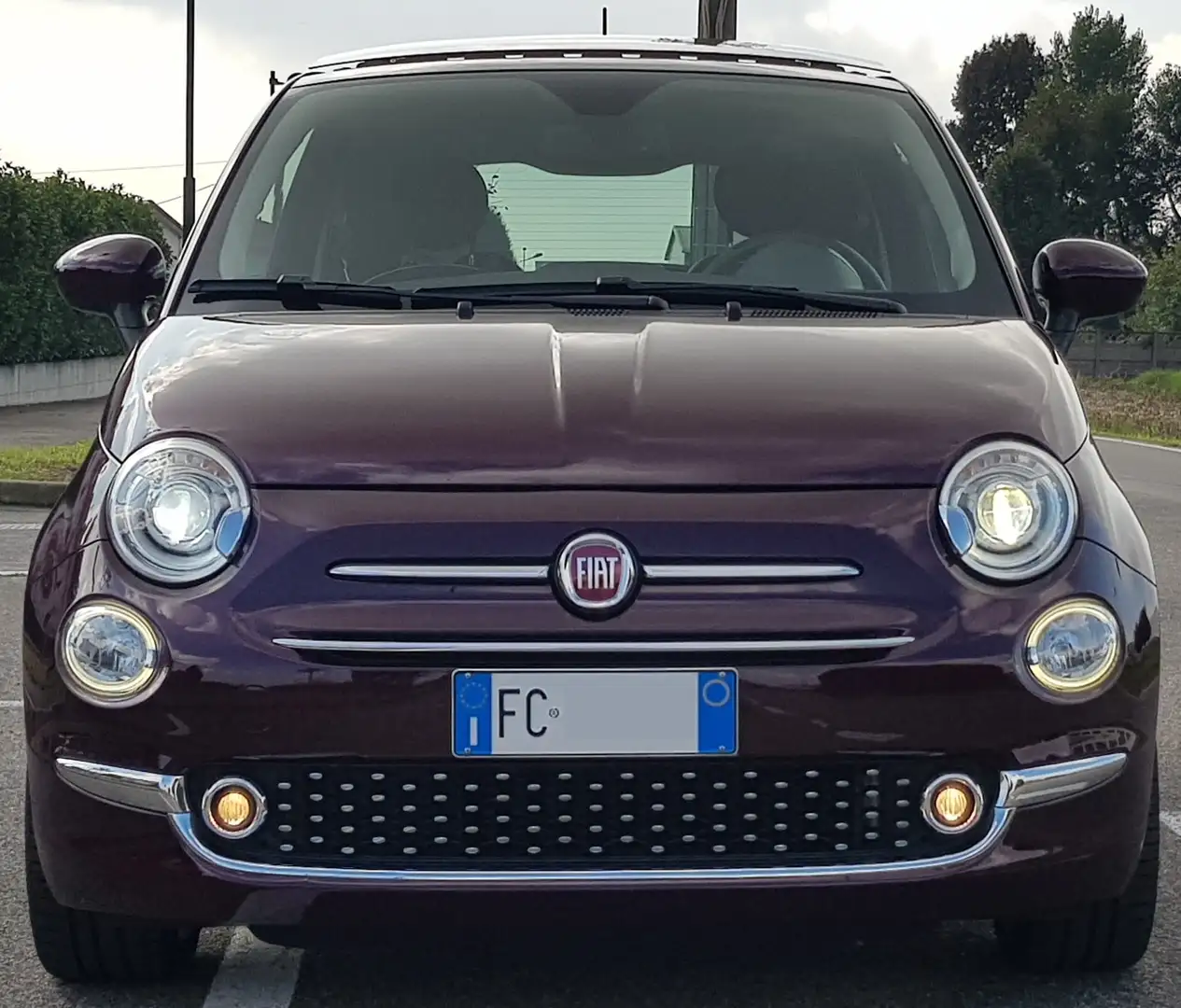 Fiat 500 1.2 (69cv) Lounge Lilla - 2