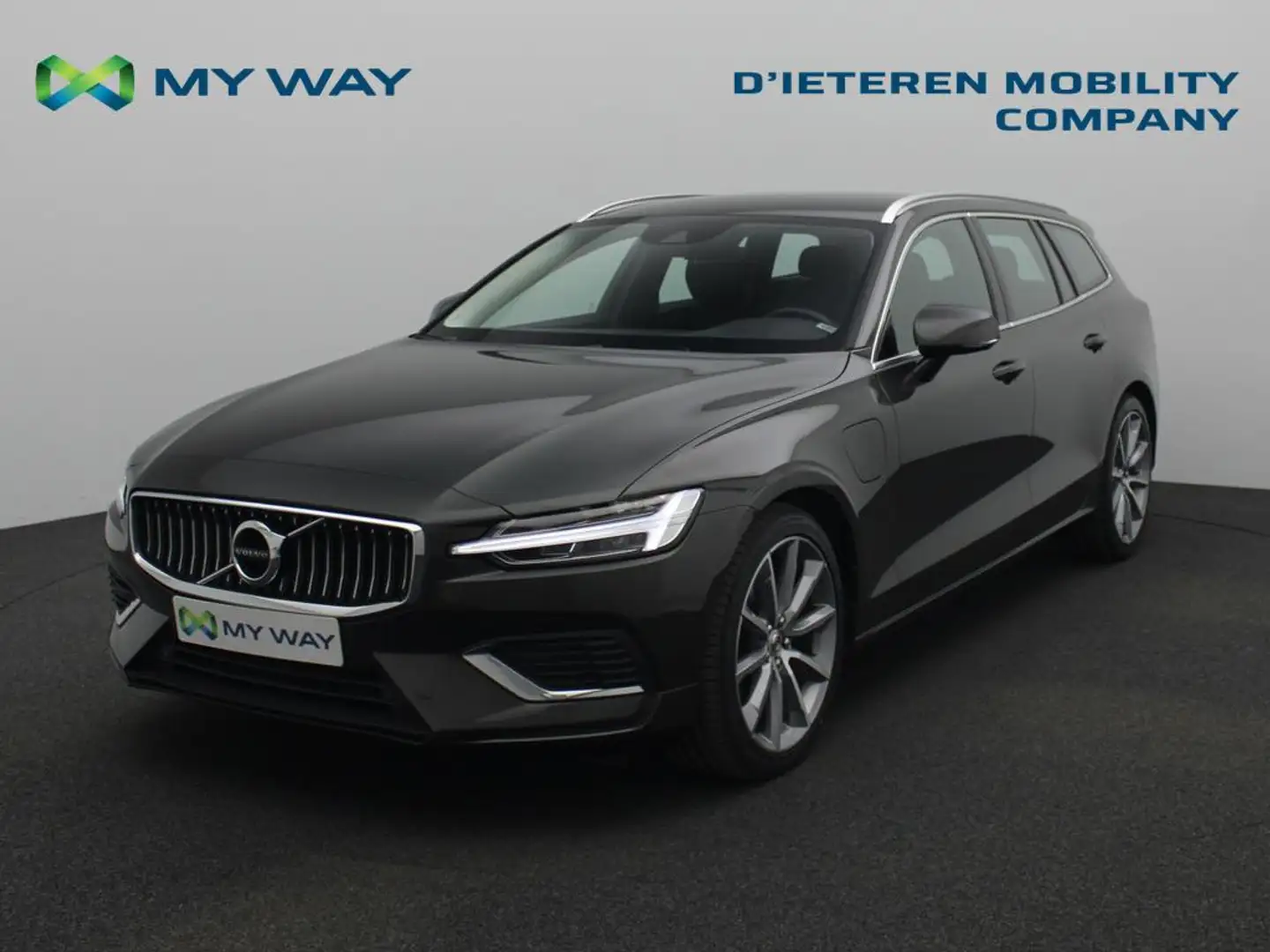 Volvo V60 INSCRIPTION 2.0 T6 AWD PHEV 340 PK / Leder / Camera / Cruise Control Gris - 1