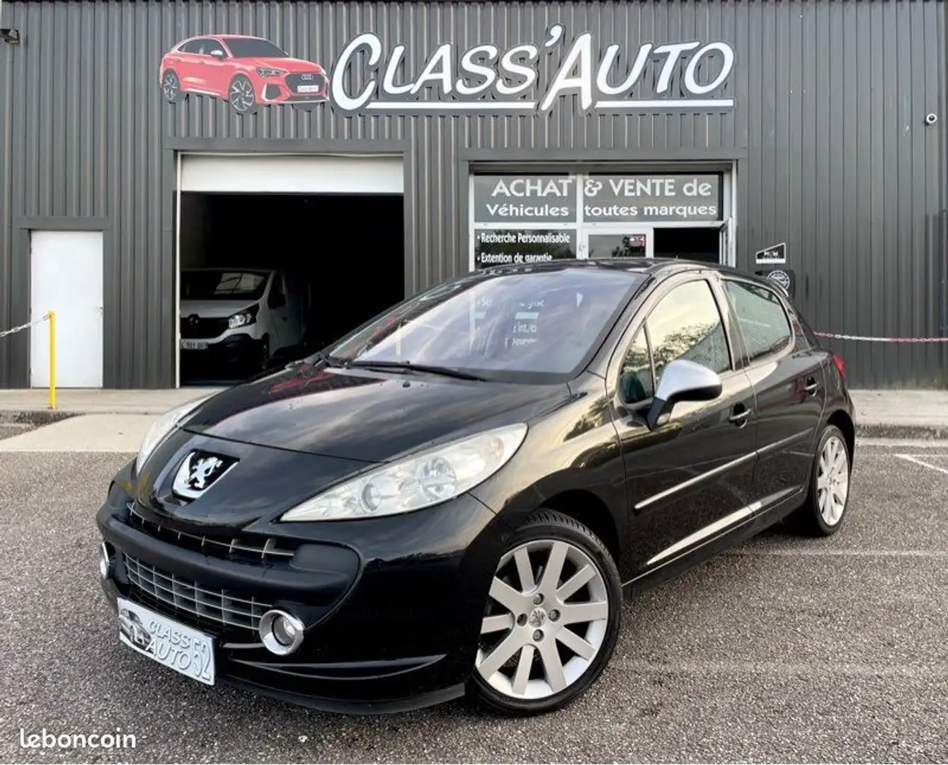 Peugeot 207 féline 1.6 THP 150 cv BVM-5 TBE Zwart - 2