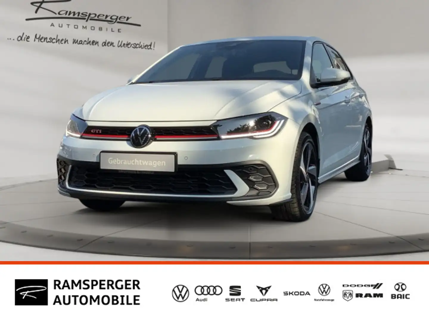 Volkswagen Polo 2.0 TSI DSG GTI ACC Matrix APP Side Kamera Weiß - 1