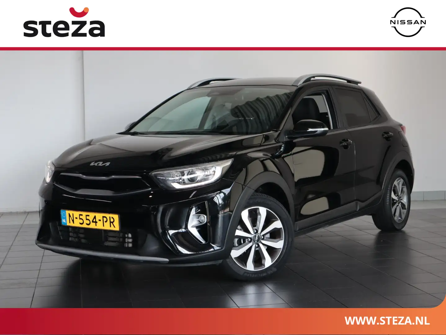 Kia Stonic 1.0 T-GDi MHEV DynamicPlusLine | Trekhaak | Parkee Noir - 1