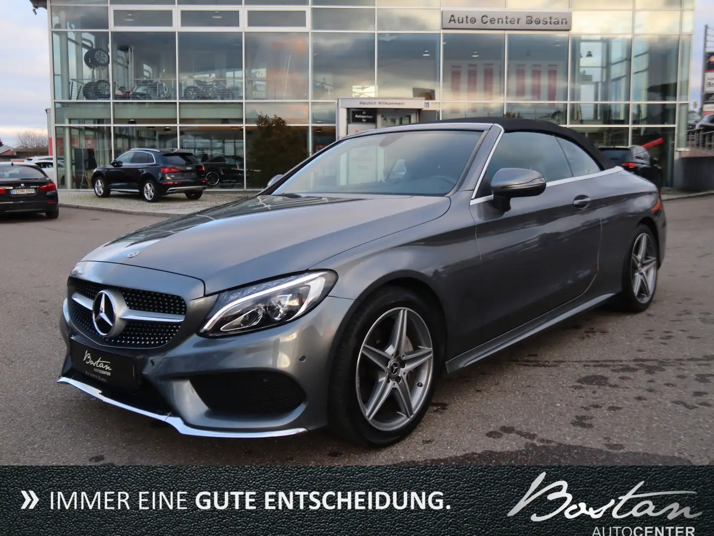 Mercedes-Benz C 180 AMG/CABRIO/KAMERA/LEDER/NAVI/SCHECKHEFT Gris - 1
