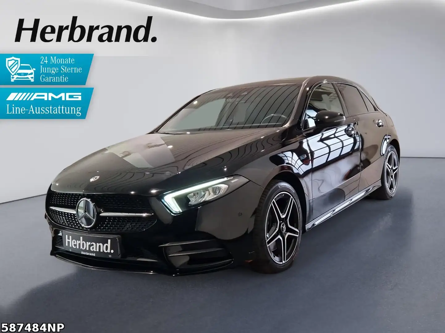 Mercedes-Benz A 250 AMG EDITION 2020 Panorama Ambi Burmester Noir - 1