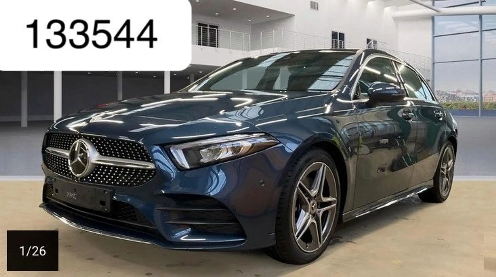 Mercedes-Benz A 250 4M 2x AMG Line LED Distr.+ Kam Widescreen Bleu - 1