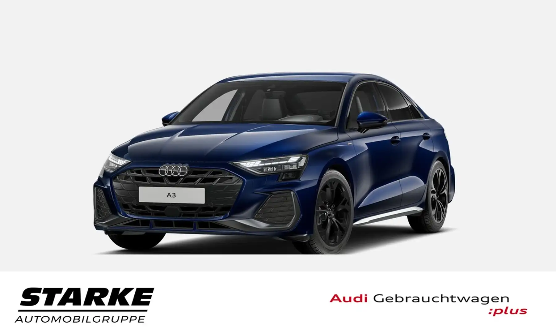 Audi A3 Limousine 30 TFSI S tronic S line NaviPlus LED ... Bleu - 1