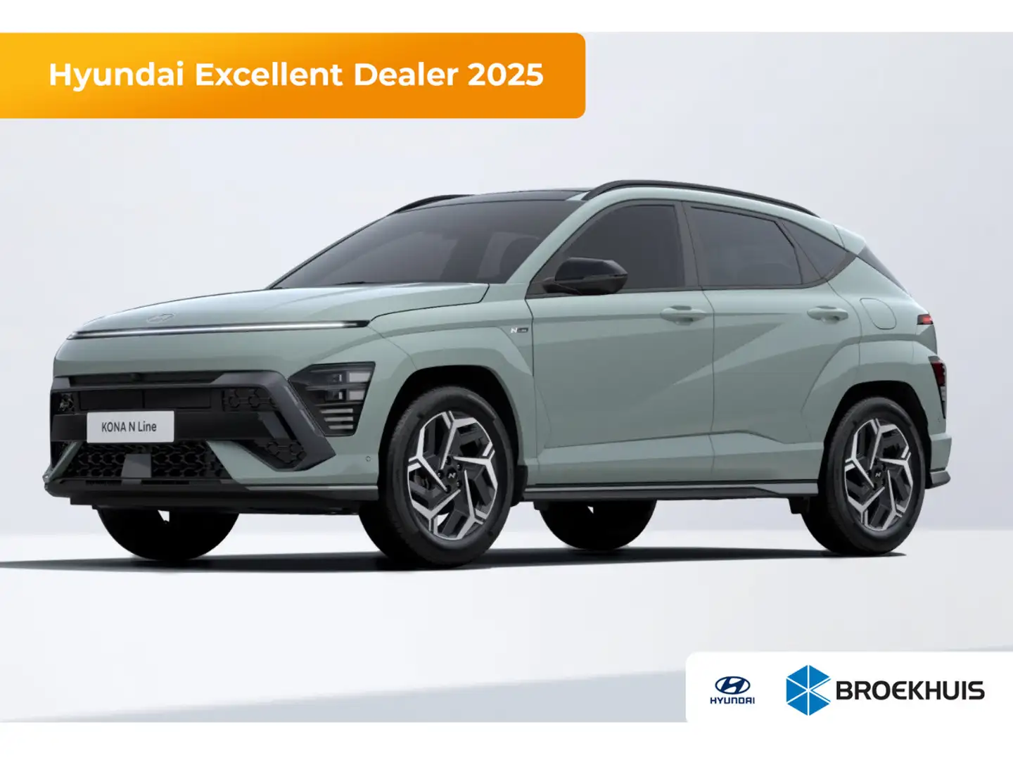 Hyundai KONA 1.6 GDI HEV N Line Sky € 3000,- korting !! | Achte Grün - 1