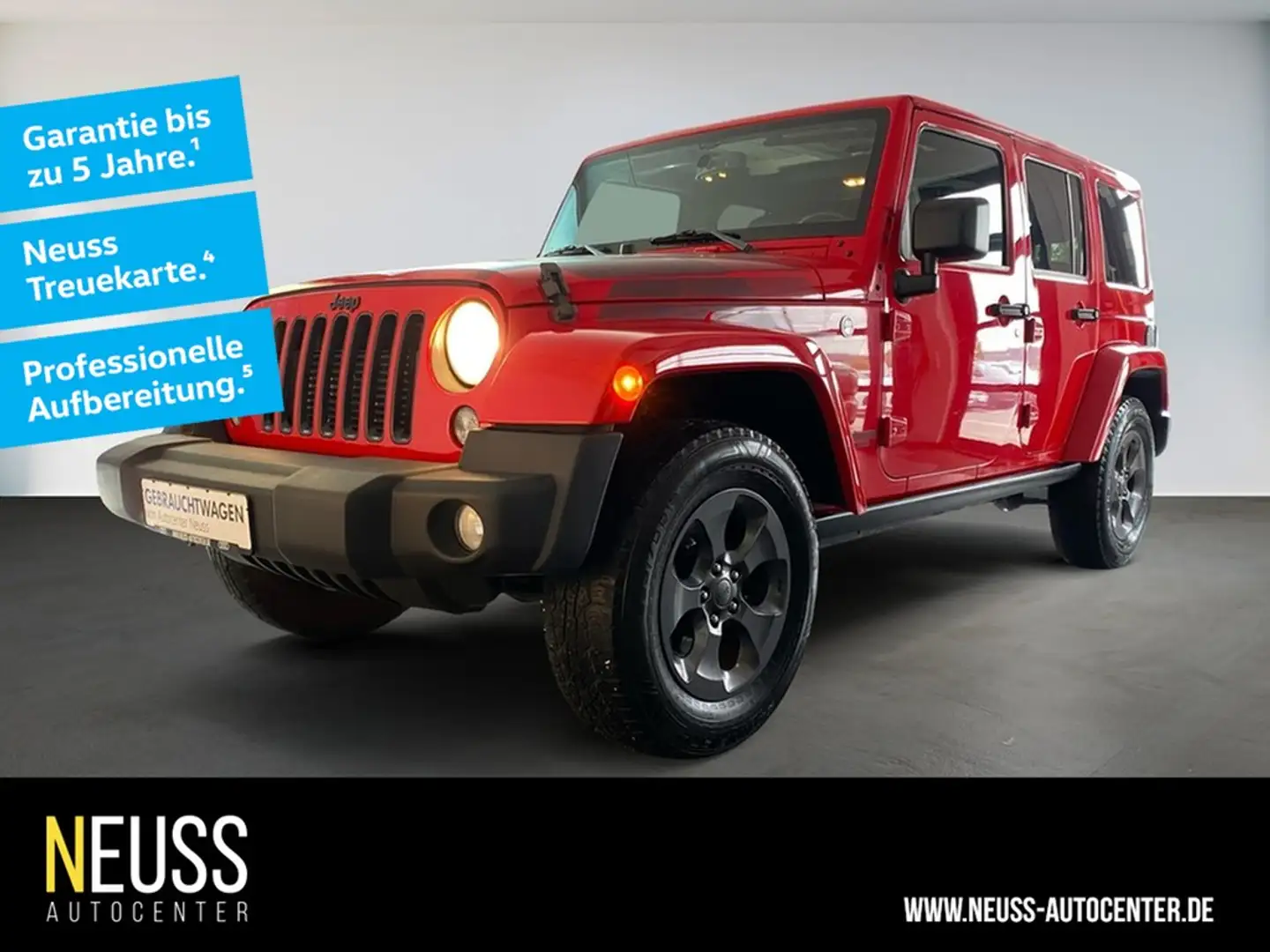 Jeep Wrangler 2.8 CRD Unlimited Sahara Rood - 1
