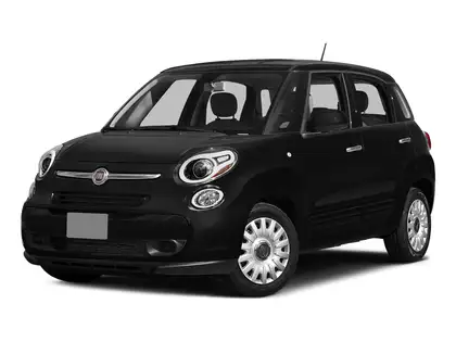 Black 2015 FIAT 500L Hatchback Front-Wheel Drive Manual