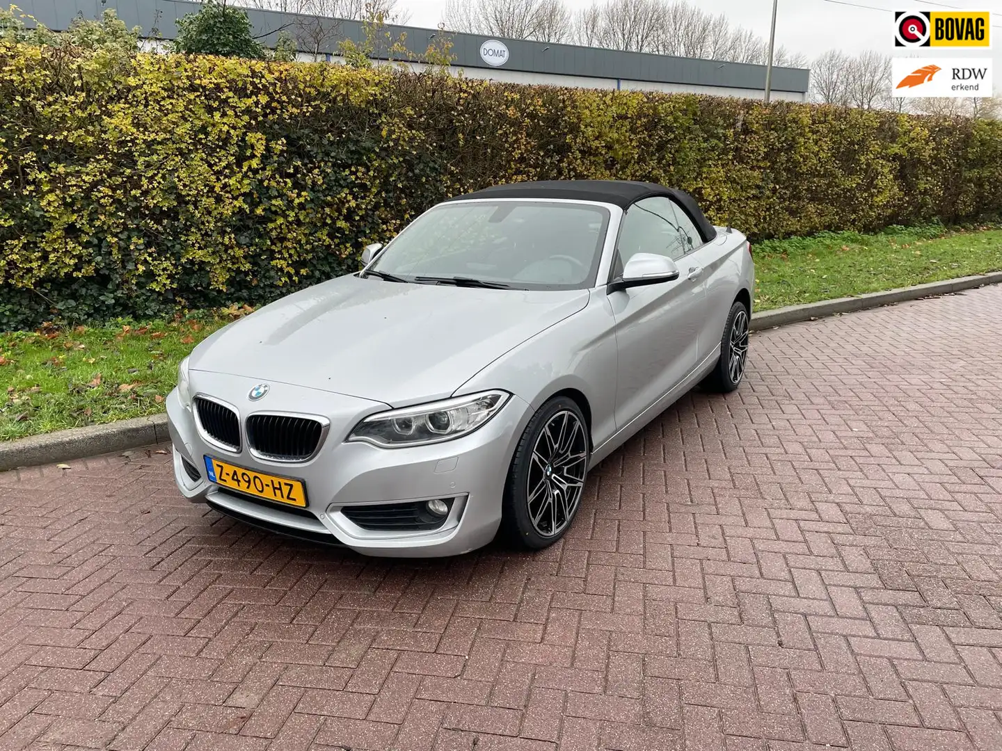 BMW 220 2-serie Cabrio 220i Gris - 1