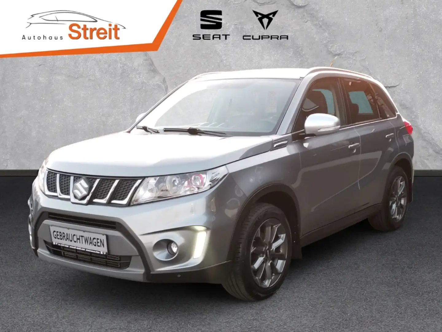 Suzuki Vitara 1,4 S 4x4 6-Gang LED Klimaautom SHZ Keyless Entry Grau - 1