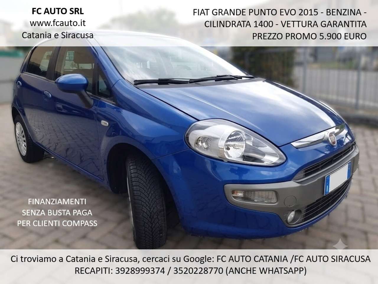 Fiat Punto Punto 1.4 8V 5 porte Easypower Lounge