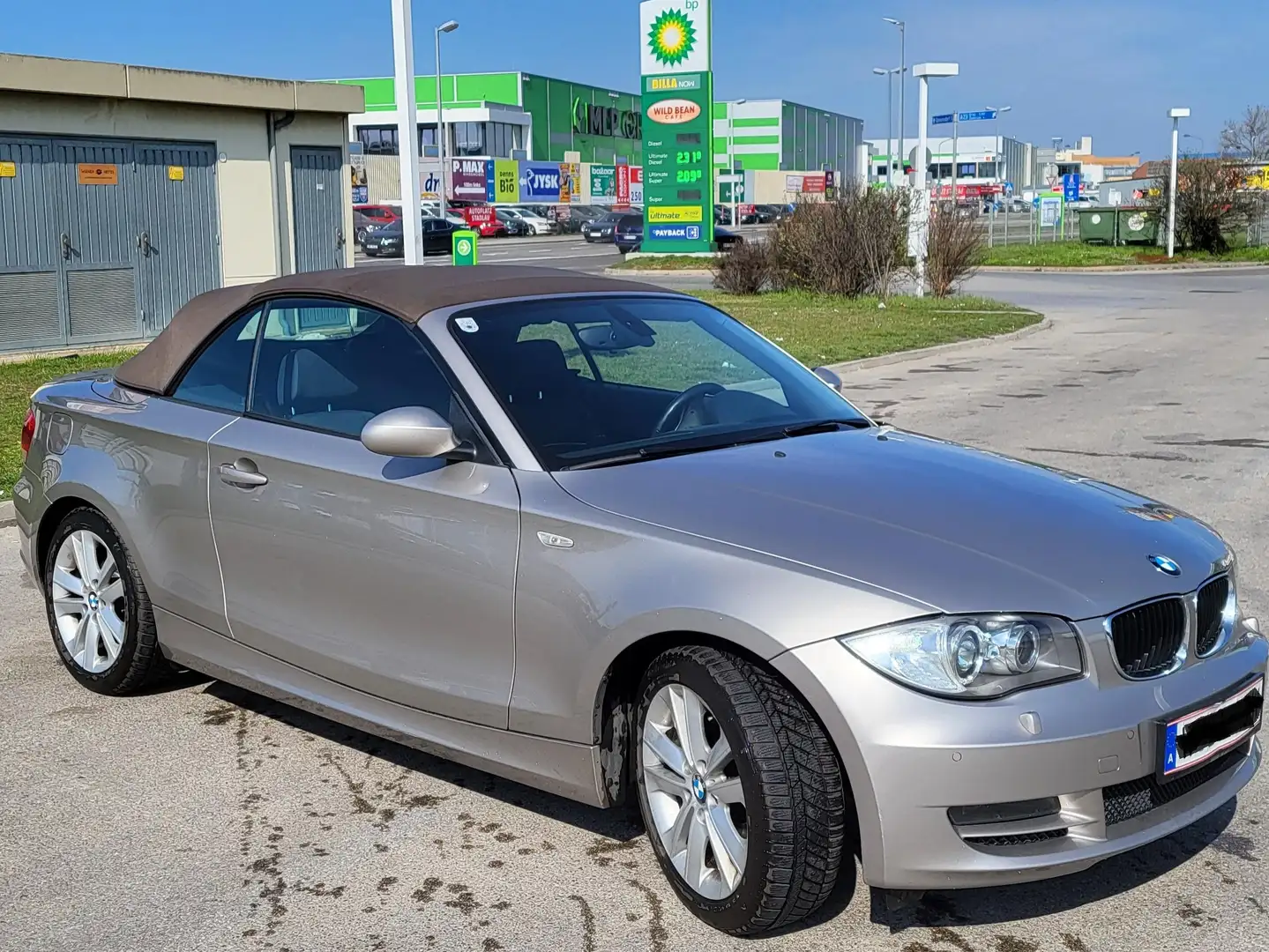 BMW 118 118i Cabrio Silber - 2