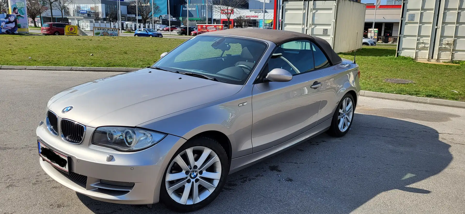 BMW 118 118i Cabrio Silber - 1
