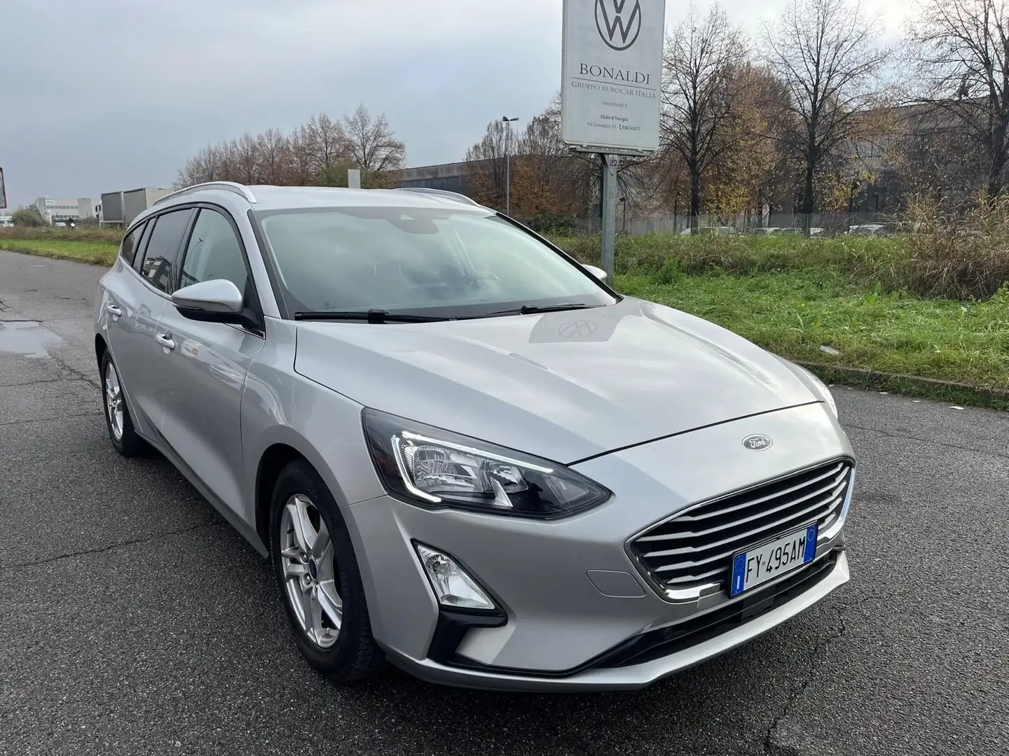 Ford Focus Focus 1.5 EcoBlue 120 CV SW Business Zilver - 2