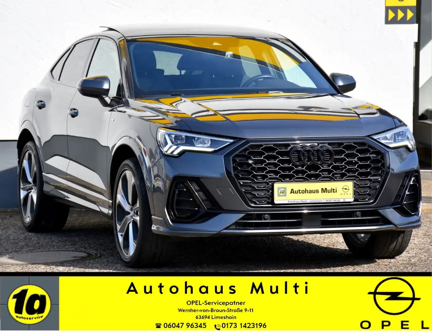 Audi Q3 Sportback 35TFSI Sline ACC Kamera Voll Leder Gris - 1