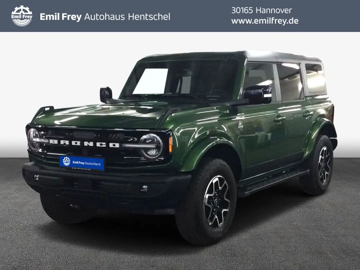 Ford Bronco 2.7 EcoBoost V6 Outer Banks 246 kW, 5-türig Grün - 1