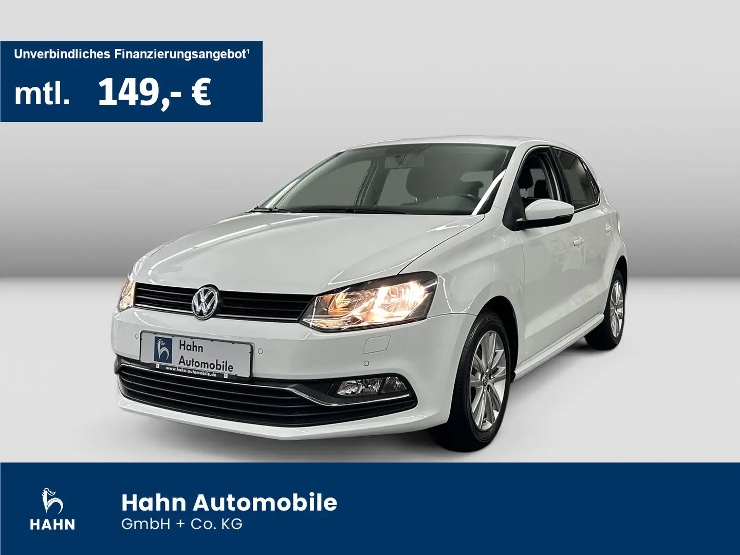 Volkswagen Polo 1.2 TSI Comfortline Tempo Einparkh Klima Wit - 1