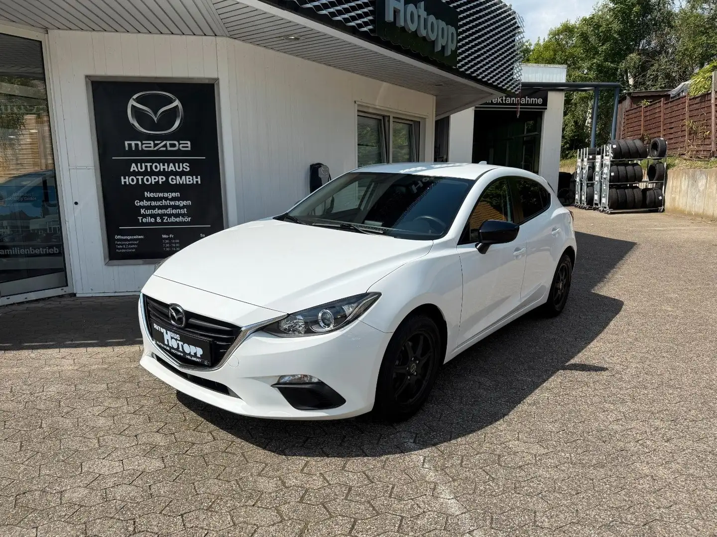 Mazda 3 Lim. Prime-Line Bremsen Neu, Stoßd. Neu Weiß - 1