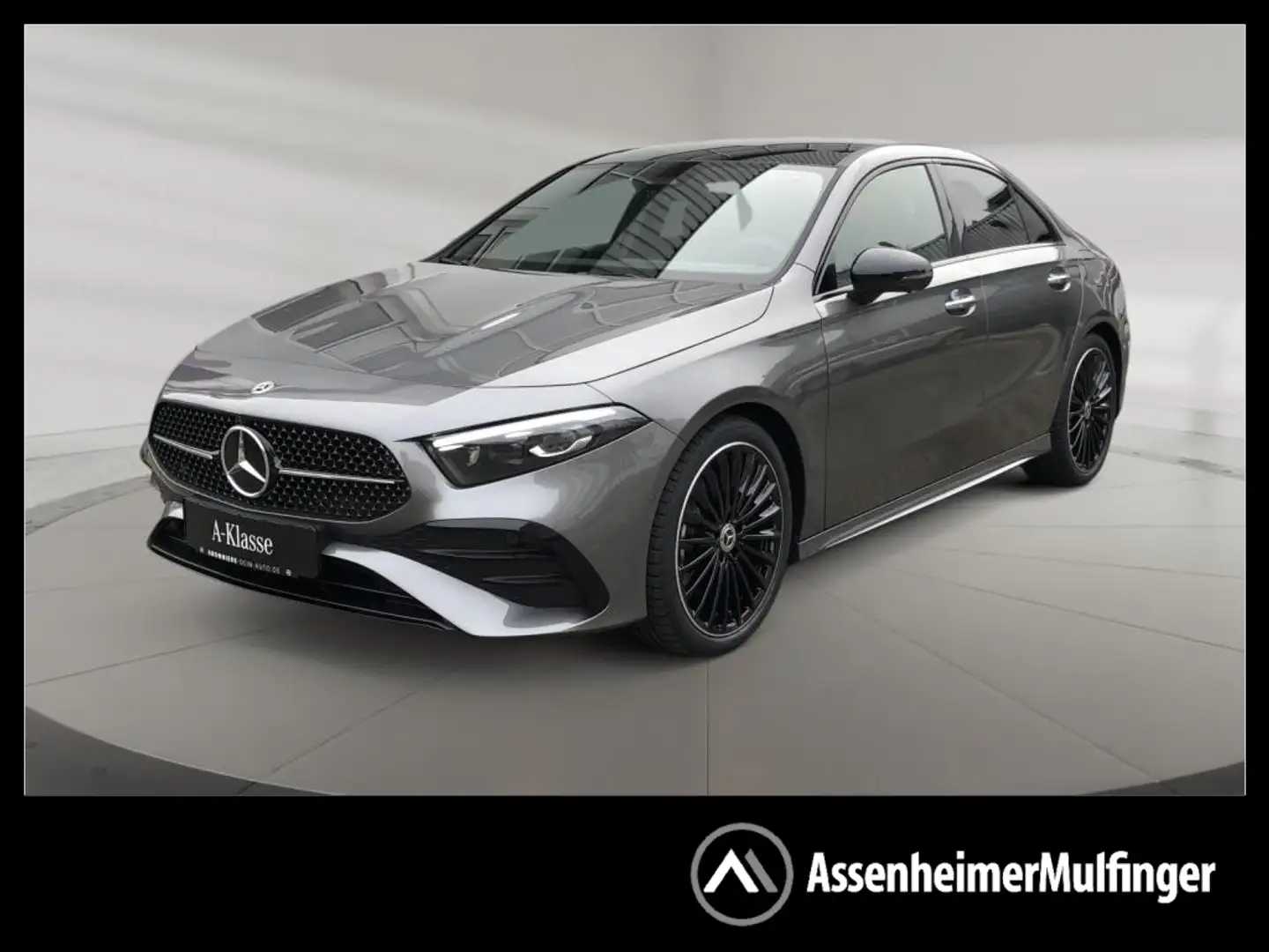 Mercedes-Benz A 220 d Limousine +MBUX+AMG+Wide+Pano+SpurW+PDC Gris - 1