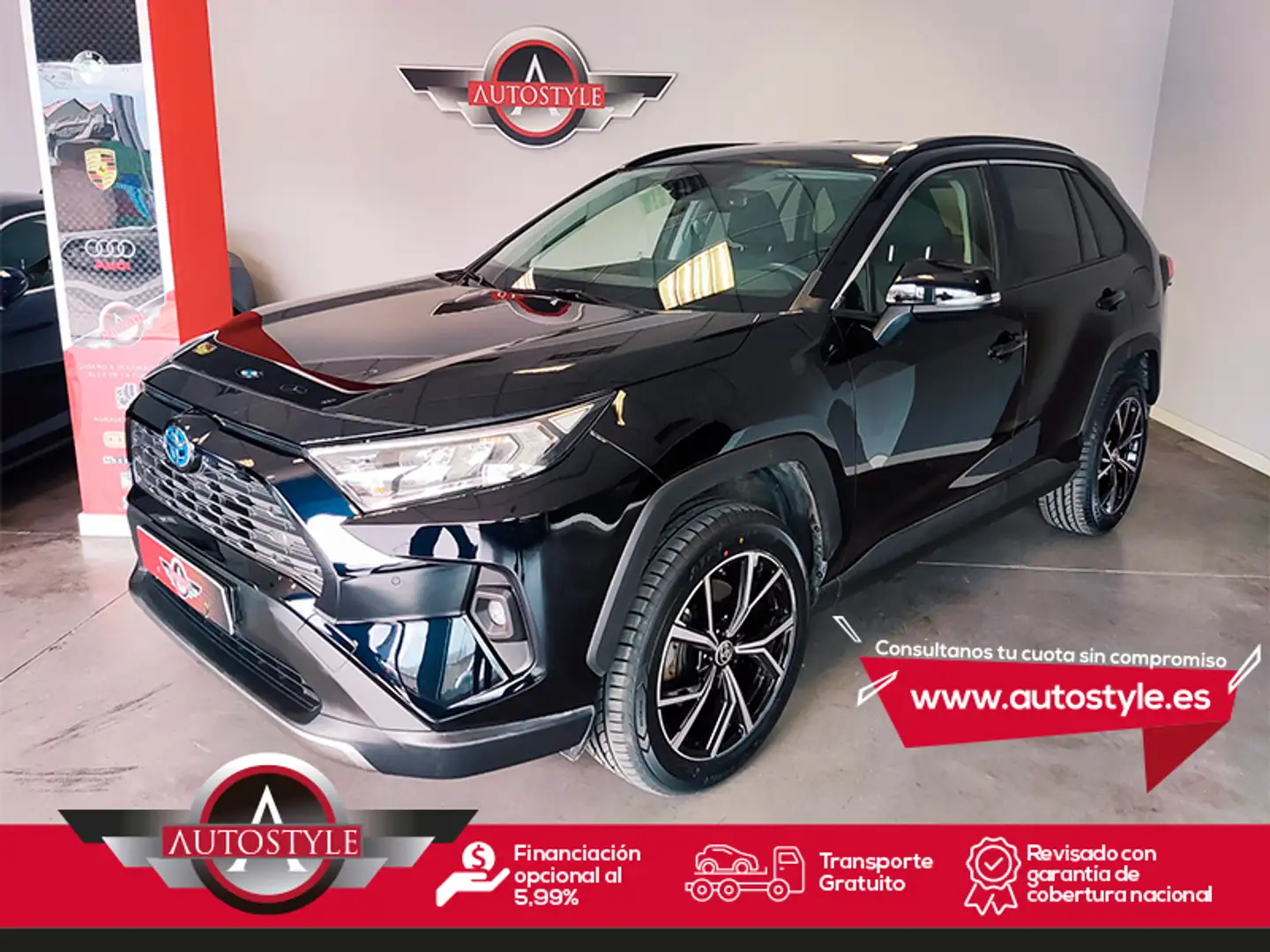 Toyota RAV 4 2.5 hybrid 2WD Black Edition Negro - 1