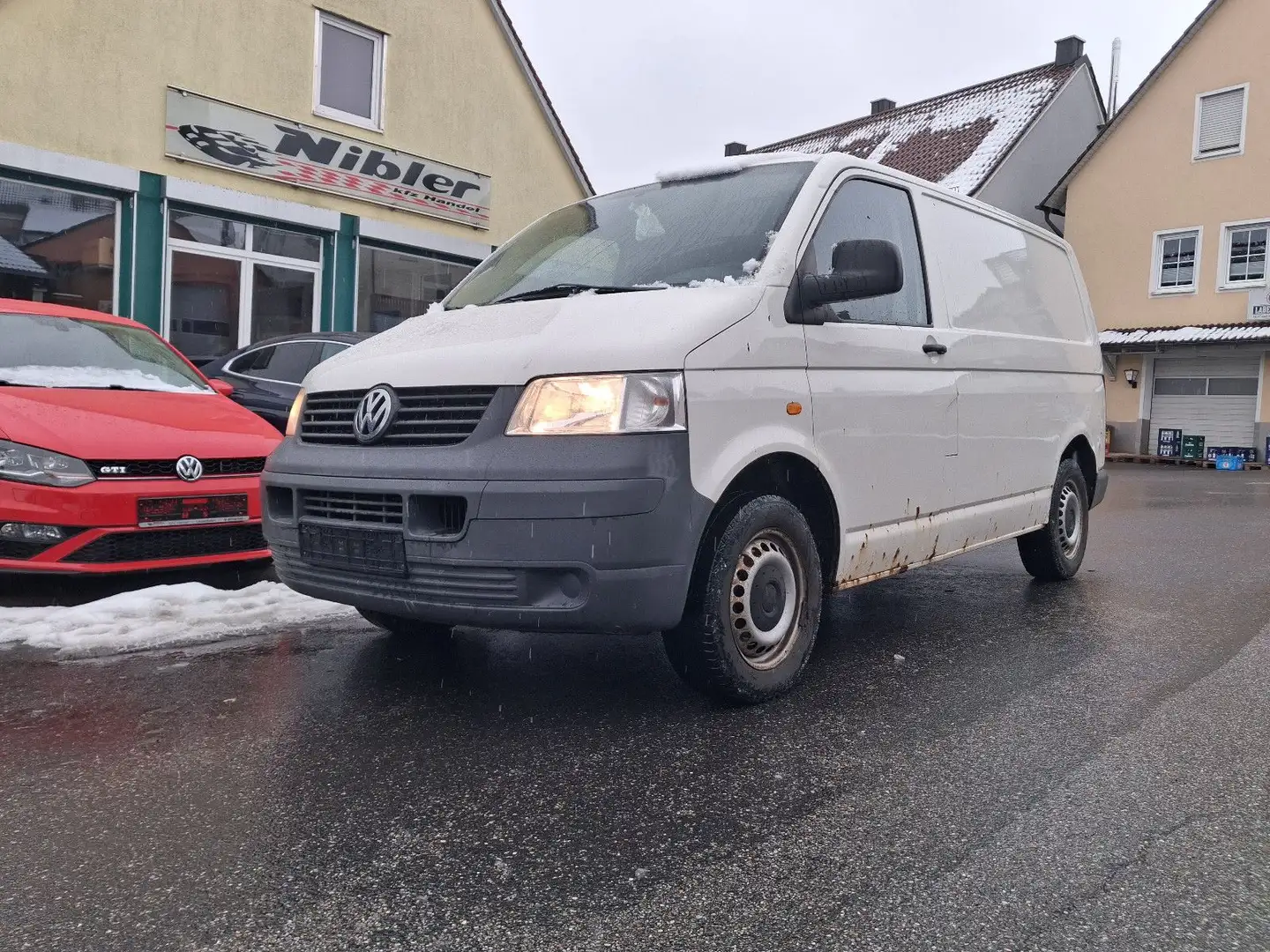 Volkswagen T5 Transporter 1,9 TDI Kasten KEIN TÜV !!! Weiß - 1