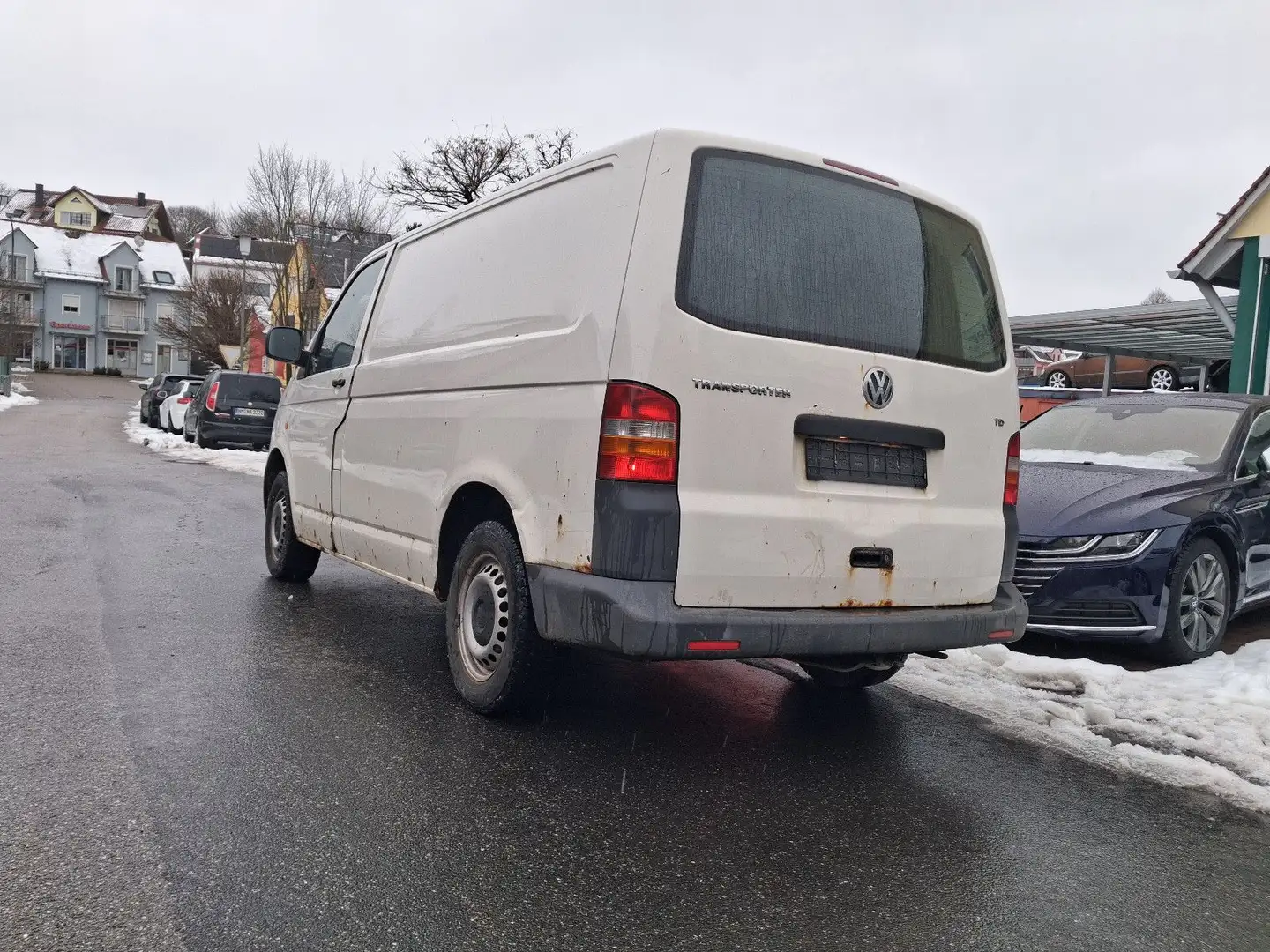 Volkswagen T5 Transporter 1,9 TDI Kasten KEIN TÜV !!! Weiß - 2