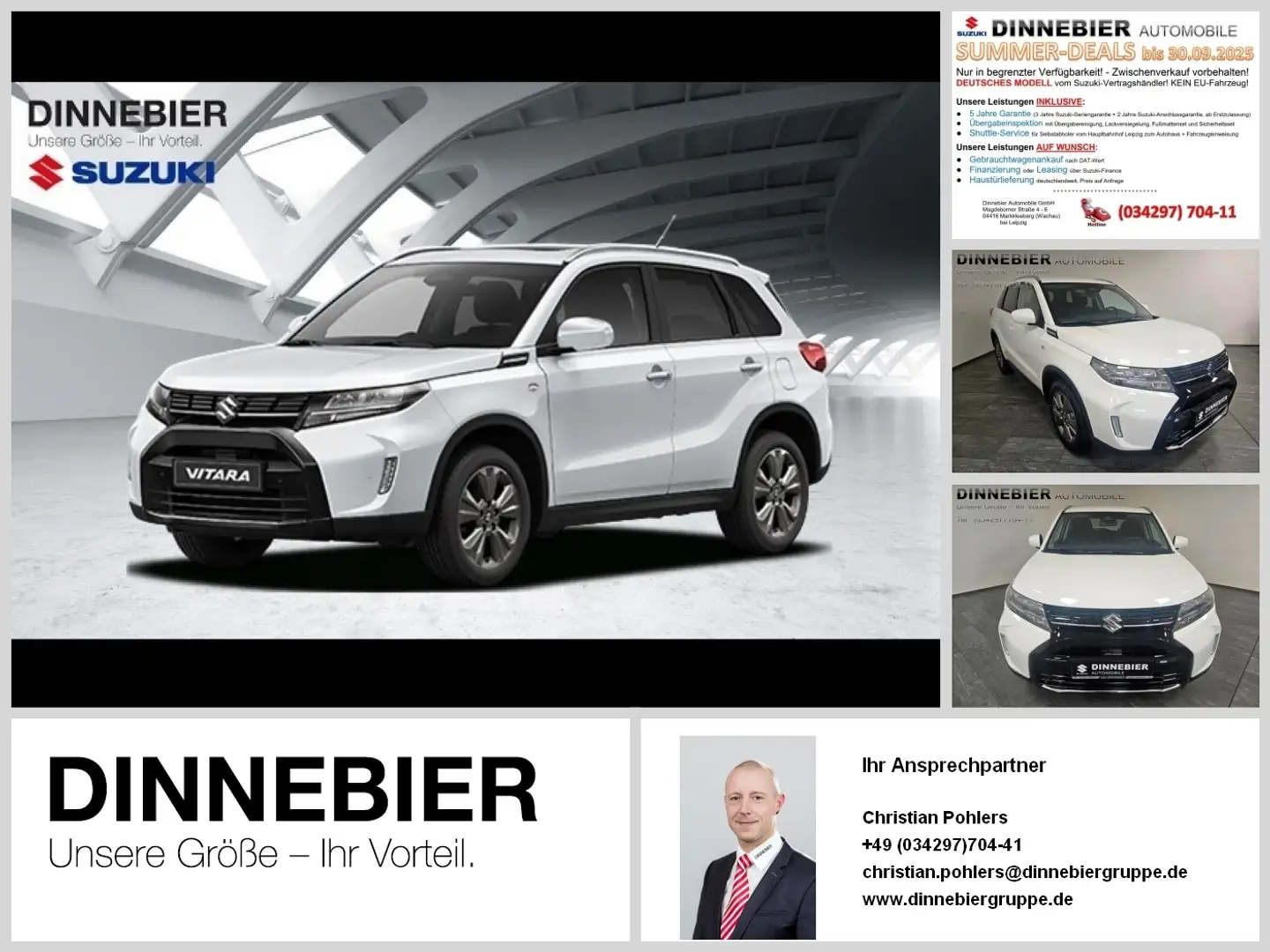Suzuki Vitara Comfort (MT)   *5 Jahre Garantie* Weiß - 1