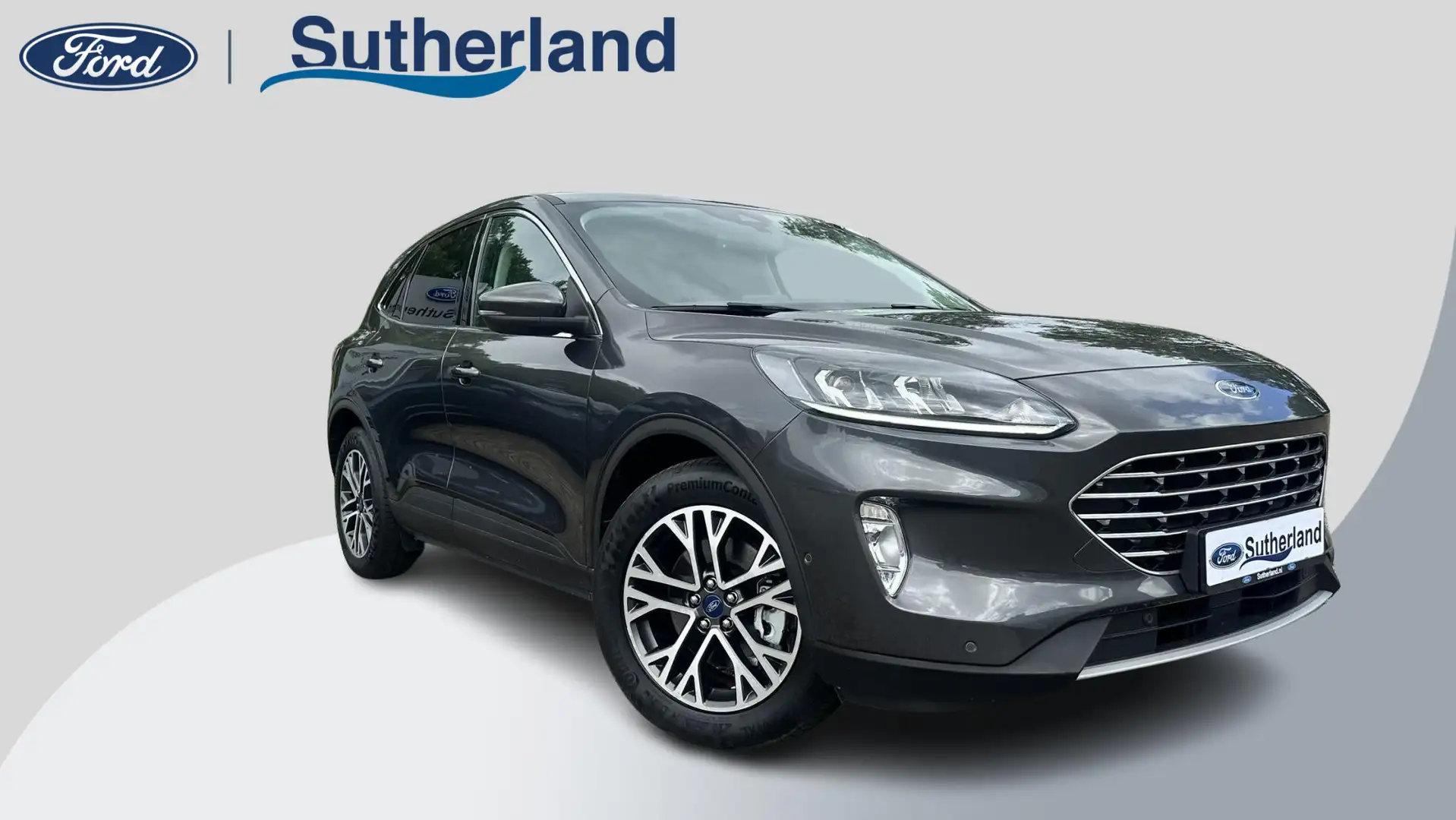 Ford Kuga 2.5 PHEV Titanium 225pk | Adaptive cruise control Grijs - 1