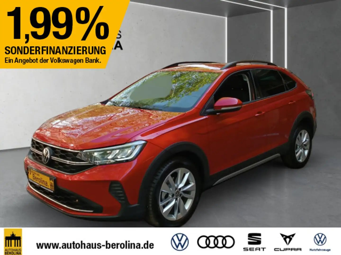 Volkswagen Taigo 1.5 TSI MOVE DSG *R-CAM*ACC*SHZ* Rot - 2