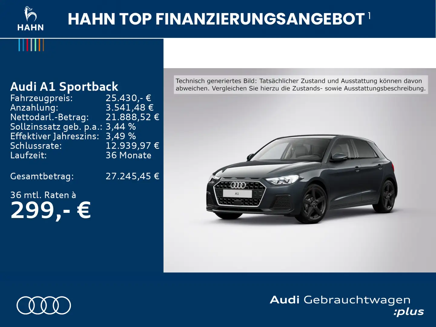 Audi A1 advanced 30TFSI LED Virtual Navi Grau - 2