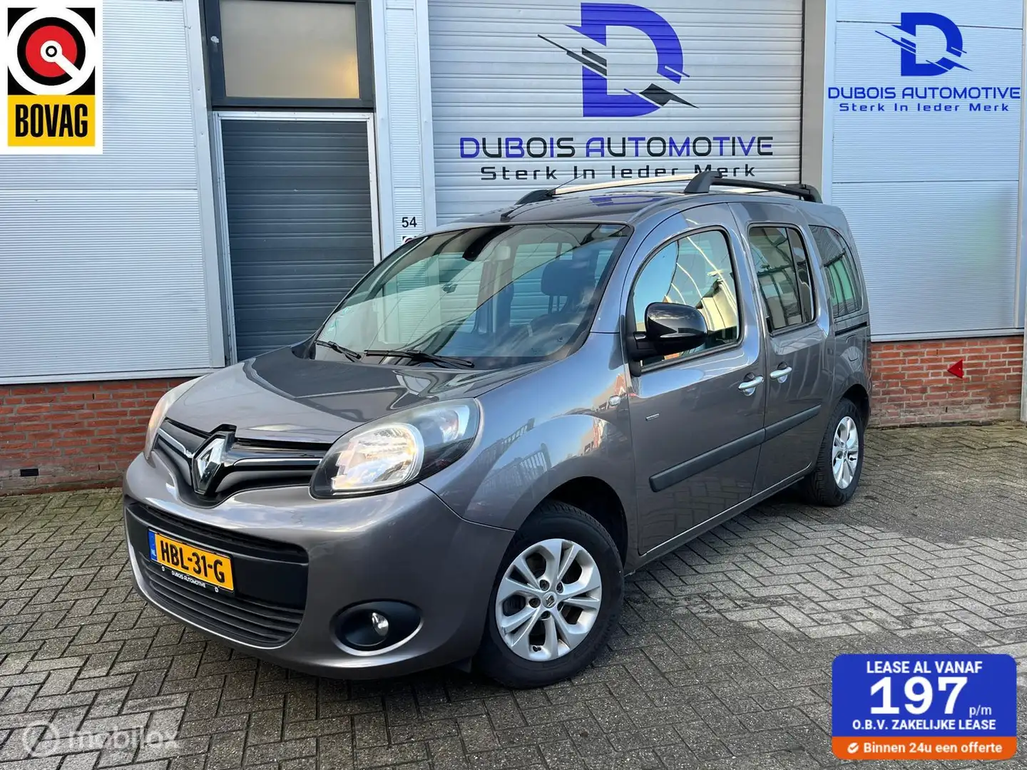 Renault Kangoo Family 1.2 TCe Limited|TREKHAAK|NAVI|NW APK Gris - 1