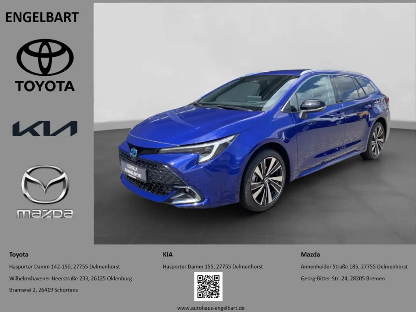 Toyota Corolla TS 1.8 Hybrid Teamplayer Technik Paket Blau - 1