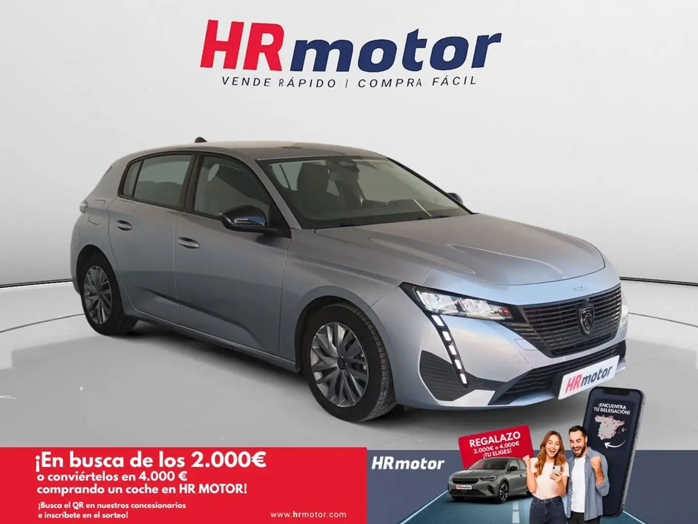 Peugeot 308 1.2 PureTech S&S Active 110 Gris - 1