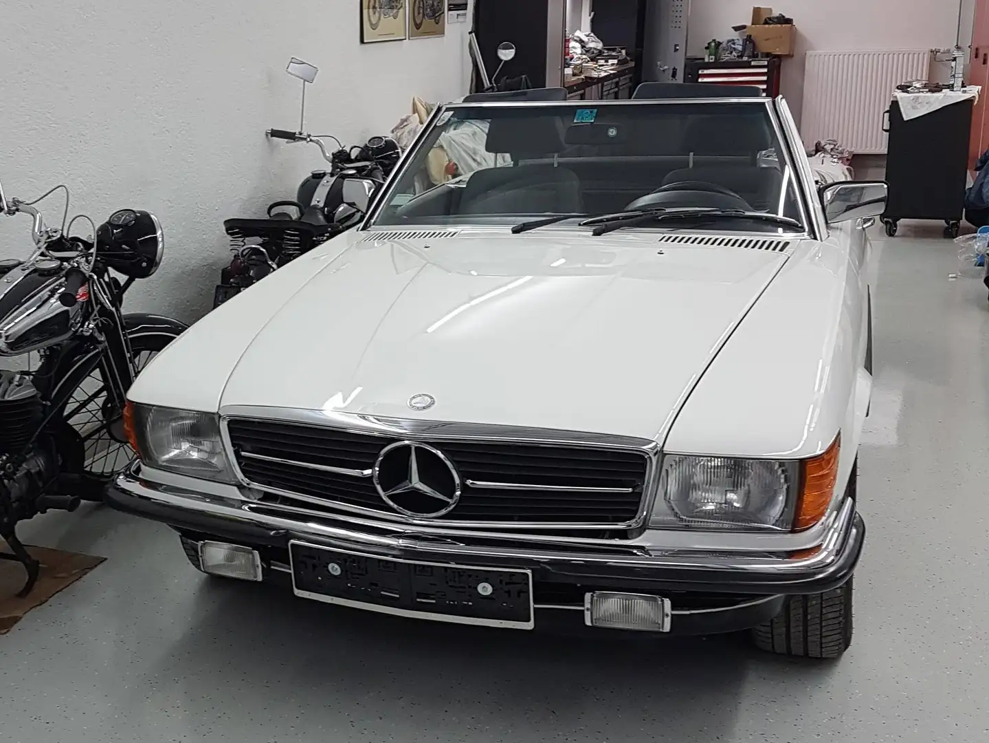 Mercedes-Benz SL 380 Cabrio mit Hardtop Weiß - 1
