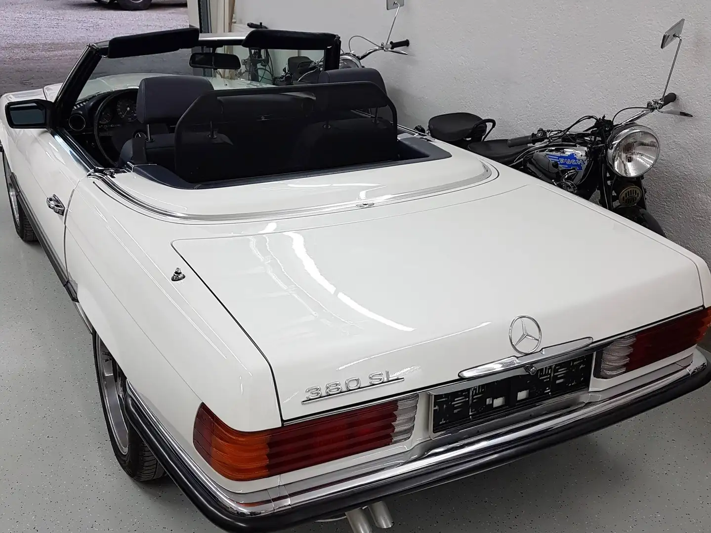 Mercedes-Benz SL 380 Cabrio mit Hardtop Weiß - 2