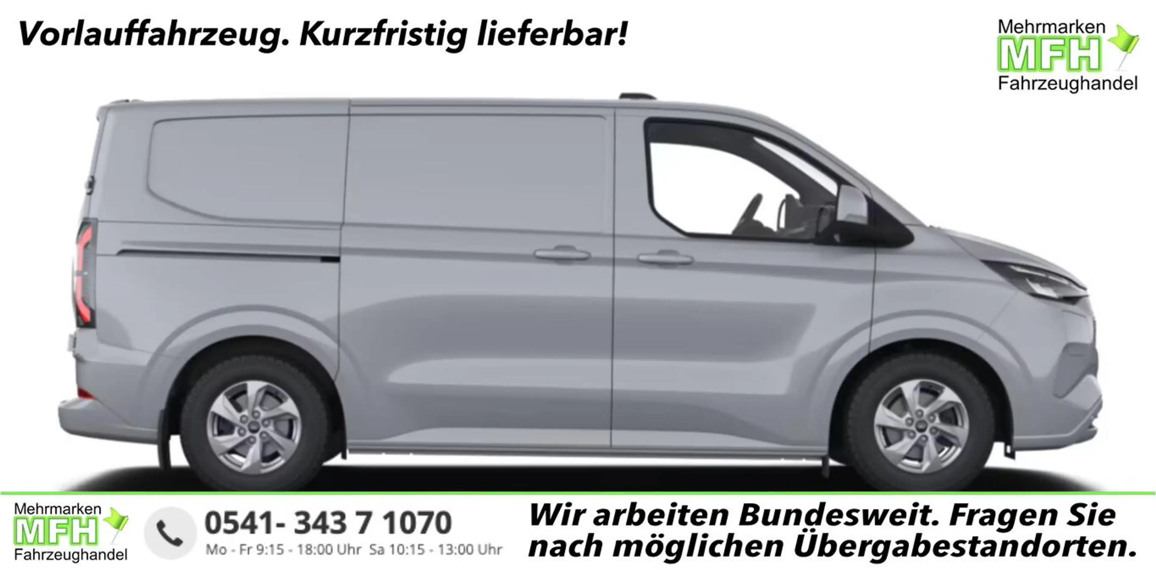 Ford E-Transit Custom Limited 71kWh L1 ProPower AHK 160 kW (21...