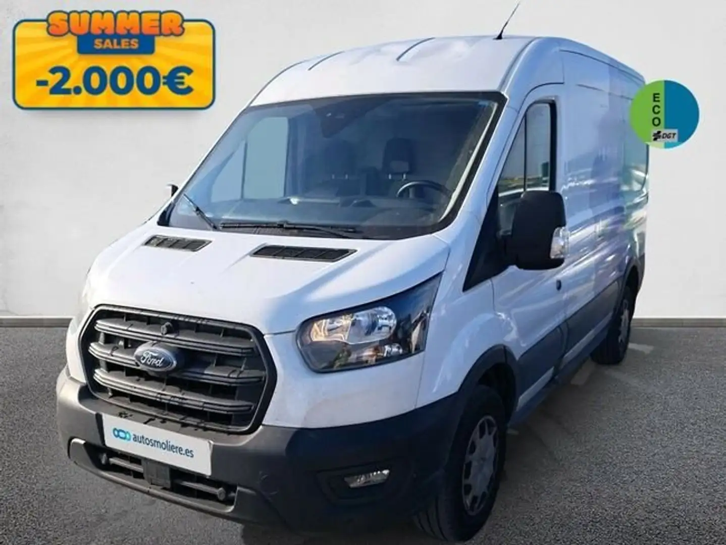 Ford Transit Furgon+350+MHEV+L2H2+Trend+RWD+96+kW+%28130+CV%29 Blanco - 1