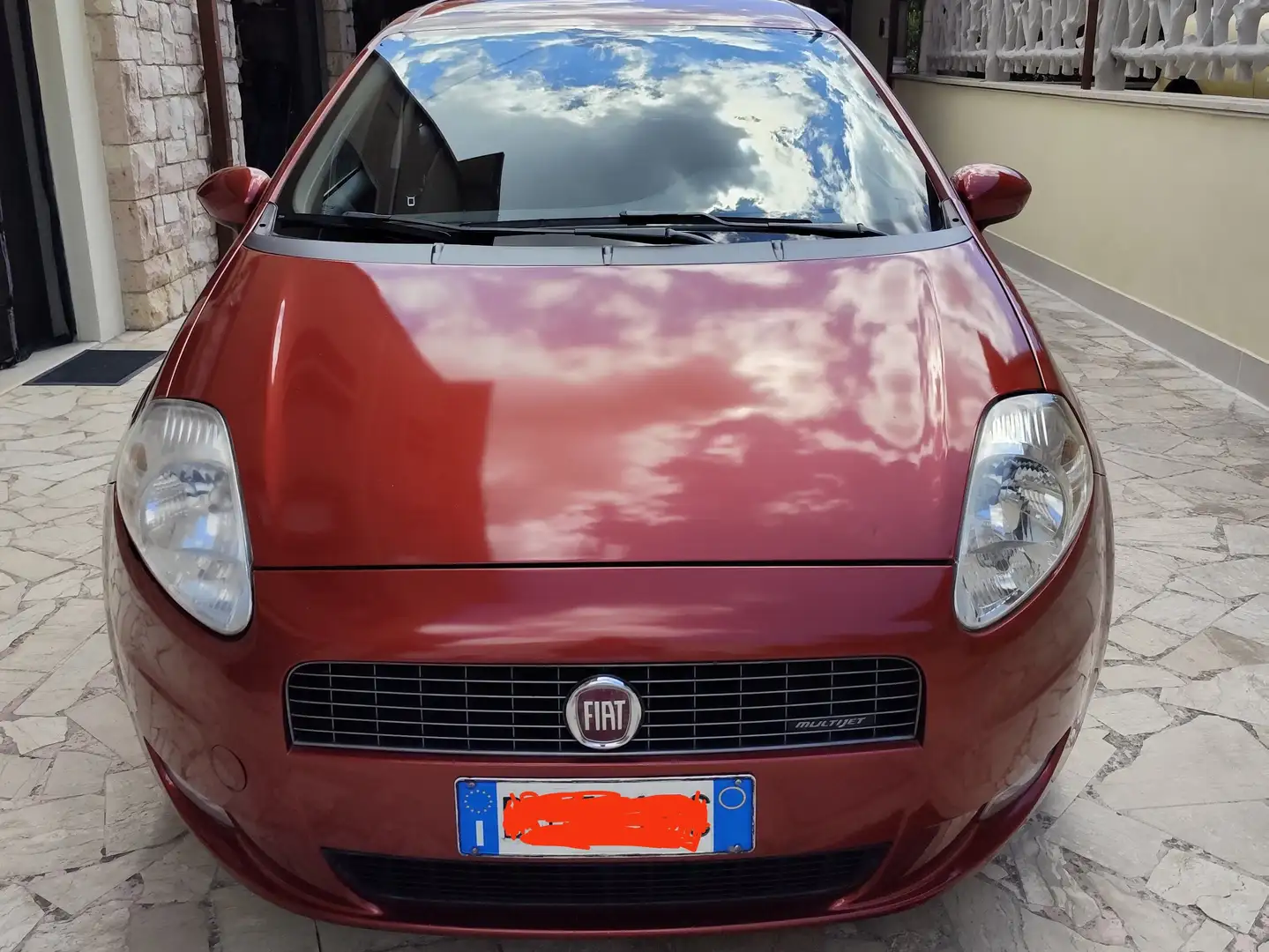 Fiat Grande Punto Grande Punto 5p 1.3 mjt 16v Emotion 90cv 6m Roşu - 2