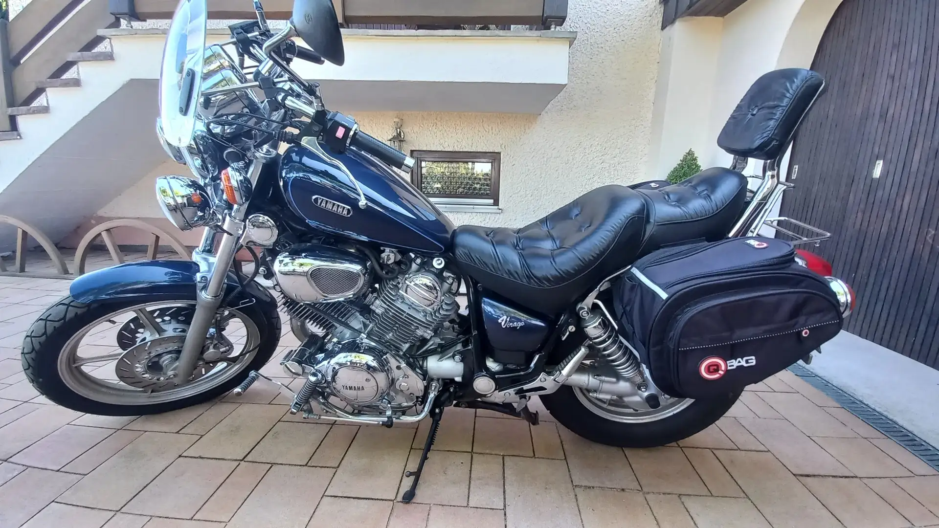 Yamaha XV 750 plava - 1