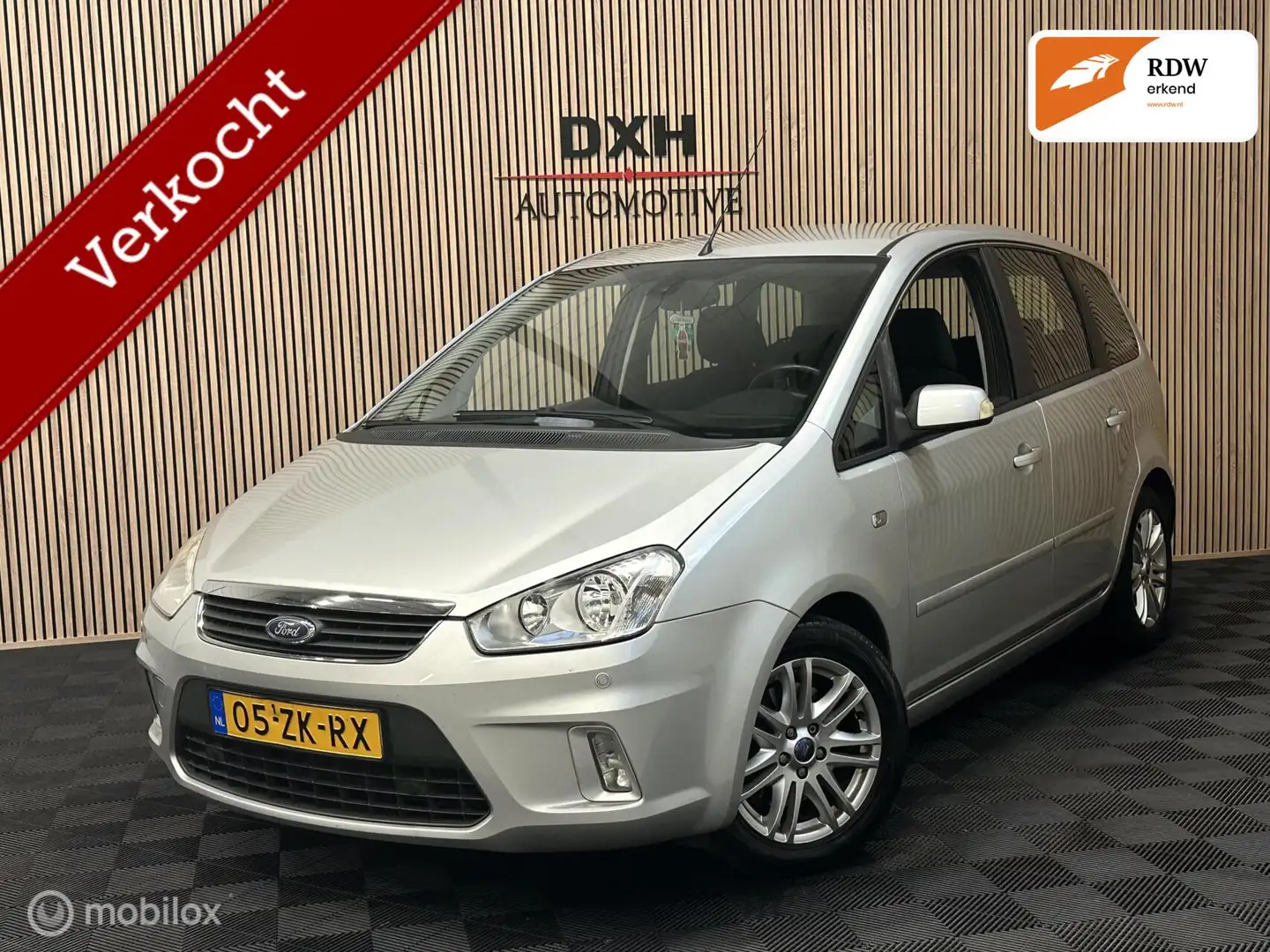 Ford C-Max 2.0 Ghia AUTOMAAT 1eEIG! NAVI BT PDC TREKHK CRUIS Grigio - 1