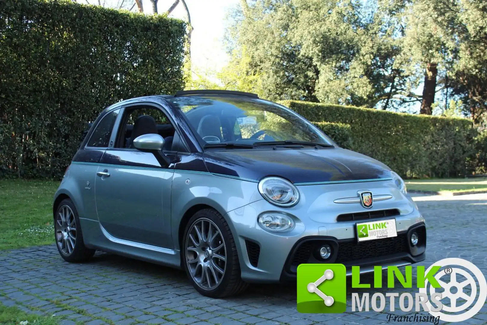 Abarth 695C C Rivale 175 Anniversary,Originale,Cabrio Gris - 2