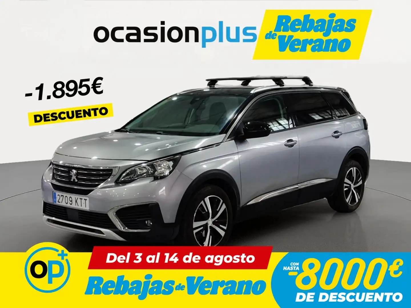 Peugeot 5008 1.2 PureTech S&S Allure 130 EAT8 Gris - 1