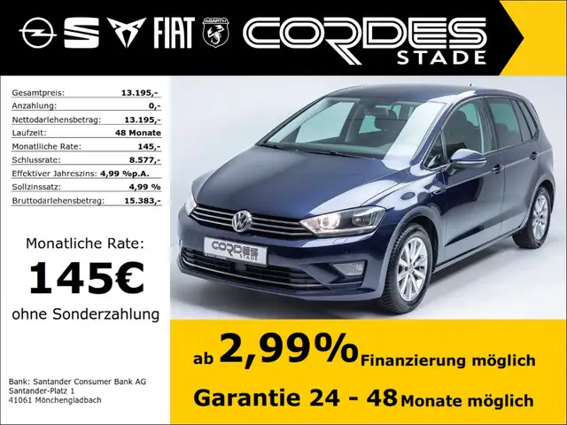 Volkswagen Golf Sportsvan VII  Comfortline Allwetter Navi (174)